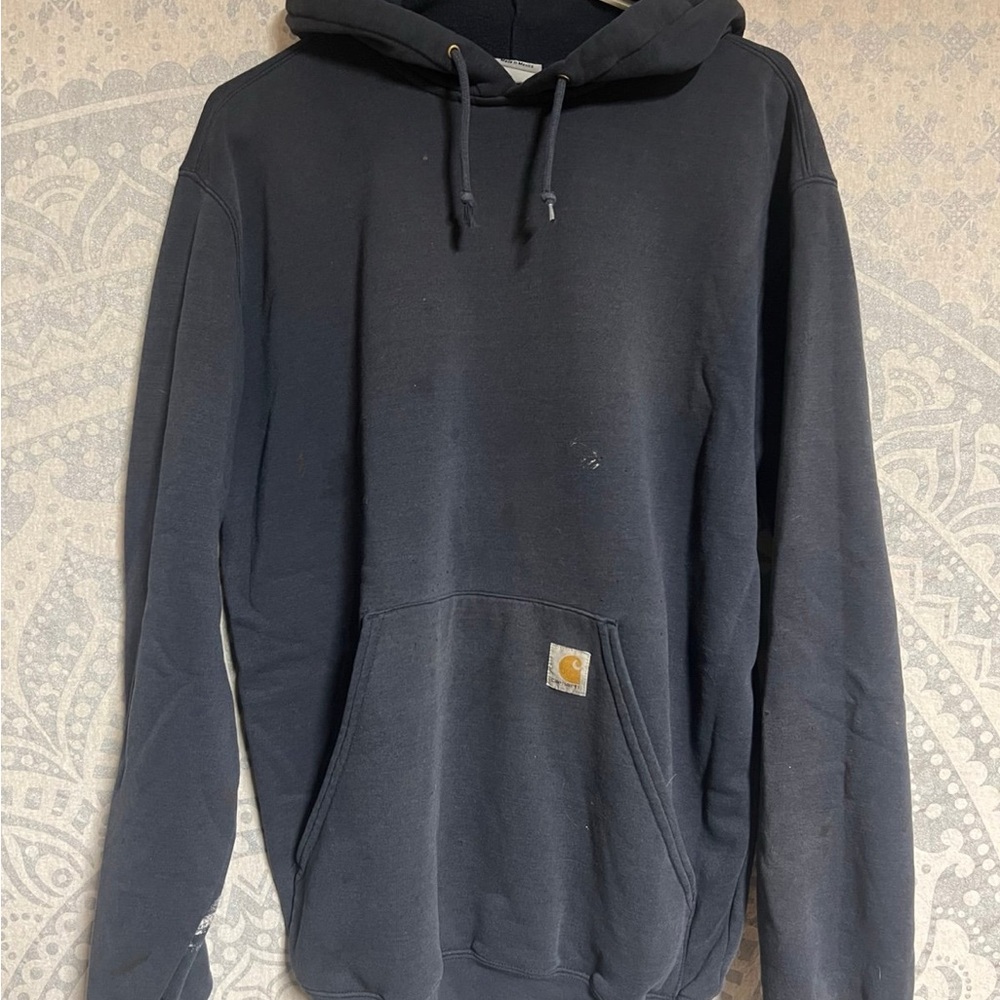 Vintage Carhartt Navy Hoodie Sweatshirt